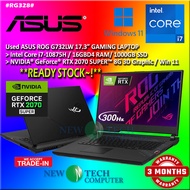 #RG328 USED ASUS ROG SCAR 17 Gaming Laptop G732LW intel i7-10875H 16GBD4 1TB SSD NVIDIA RTX2070S RTX