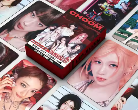 127PCS Kpop Hot Girls Group New Ablum "CHOOM" High Quality Small Cards RUKA AHYEON RORA PHARITA RAMI