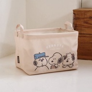 Peanuts史努比牛津布手提收納籃 手足-Snoopy可折疊收納盒