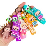 LABUBU blind box keychain doll pvc pendant children's small gift labubu blind box toy