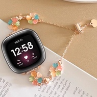 Bling Clover Opal Watch Strap For Fitbit Versa 4 Strap / Fitbit Versa 3 Strap Adjustable Fitbit Sens