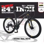 TRS SOUVERAN 24" Alloy Hardtail Mountain Bike / SHIMANO 24 Speed MTB/Basikal shimano gear/Basikal bu