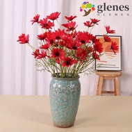 GLENES Artificial Daisy Flowers, Long Branch Natural Simulation Silk Small Daisy Flowers, Reusable M