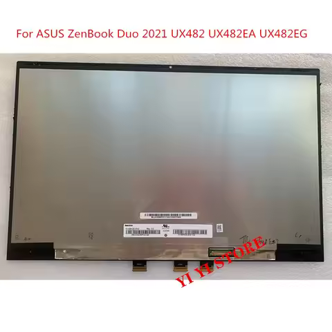 Original FHD LCD Screen With Touch For ASUS ZenBook Duo 14 UX4100E UX482 UX482E UX482EAR UX482EG UX4
