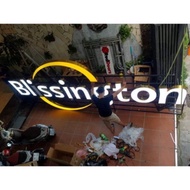 Processing and cutting aluminum mica letters, box letters, light letters, led lights, embossed lette