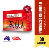 NUTRICHAMPZ CollaFlex II Mixed Hydrolyzed Collagen (30 sachet)| Collagen Type 2 Joint Repair Supplem