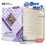 Al Quran Translation AISYAH MILLENNIAL A6 Nur Ilmu Al Quran Al Mubarok A6 HC Al Quran Al Azhar A6 HC