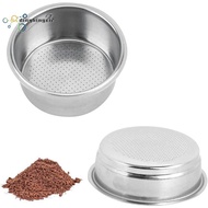 51mm Coffee Filter Basket, 51mm 2 Cup Filter and 1 Cup Bottomless Portafilter, 2Pcs Stainless Steel 