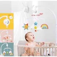 Baby Colorful Cloud Cot Mobile / WindUp Cot Mobile / Crib Musical ToyHT99 XJT0