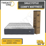 SNUZ FOYLE Latex Pocketed Spring Mattress 11 Inch (Single 3Ft / Super Single 3.5Ft / Queen 5Ft / King 6Ft)
