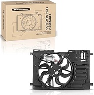 A-Premium Engine Radiator Cooling Fan Assembly Compatible with Ford Focus 2013-2018, Transit Connect