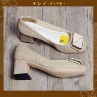 Giày Búp Bê Cao Gót Kirei Kyōyō - Office 3D-Print 5P Da Microfiber