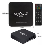 กล่องรับสัญญาณโทรทัศน์ Android TV MXQ-PRO HD 4K WIFI ดิจิตอลTV BOX การเชื่อมต่อบลูทูธ กล่องทีวี