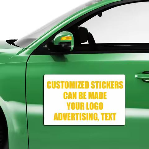 Car Magnetic Sticker Custom Body Logo Advertising Business Occlusion Text DIY Personality Decoration