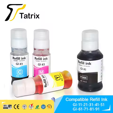 Tatrix GI-21 GI21 refill ink premium Compatible Water Based Bulk Bottle for Canon PIXMA G1220 G2260 
