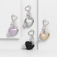 Carlyn  My Heart Keyring พวงกุญแจใหม่ล่าสุด 5colors (Silver / Gold / Black / Lavender / Rose Pink)