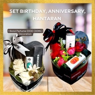 GIFTSET PERFUME DX30, PERFUME BAJET HADIAH BIRTHDAY ANNIVERSARY TAHAN LAMA