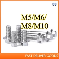 Hex Bolt/316 Stainless Steel Hexagon Flange Bolt M5/M6/M8/M10 * L8-50mm【CQ-MB-1】