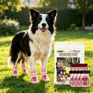 Dog Socks Indoor Mute Dog Anti-Slip Socks Anti-Dirty Dog Shoes Large Dog Pet Socks 26.. 27 PVAB