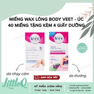 [ EASY TO USE ] VEET BODY HAIR WAX, VEET FULL BODY HAIR WAX, VEET HAIR REMOVAL STICKER WITH FREE SKI
