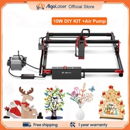 Algolaser DIY KIT 10W Woodworkers Laser Engraving Cutting Machine With Air Pump Table 40X40cm Laser 