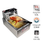 Bếp chiên bếp nhúng đơn cao cấp EF81 dung tích 55L NEWSUN