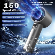 [150 wind speed levels] Handheld fan portable bladeless mini fan USB rechargeable 150/120 speed adju