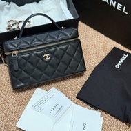 全新 有票據🎫 Chanel 26年爆款香奈兒盒子包Lp飯盒包單肩斜挎手提包