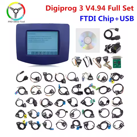 Digiprog3 Full set FTDI Digiprog 3 V4.94 Odo programmer DigiprogIII odo Correct Tool for Many Cars D