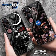 HP MV612 Softcase Glass Shiny Glass VIVO Y31 5G - Case VIVO Y31 5Ghp - Latest VIVO Y31 5G Silicone