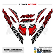 AC44 Striping NVX155 Aerox 155 Connected Sticker 2020 - 2025 Variation Lettering NVX typography