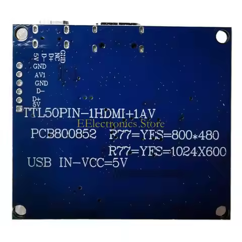 B03C 50-pin EDP LCD Controller Driver Board HDMi-compatible Work For TTL 50Pin Screen Resolution 730