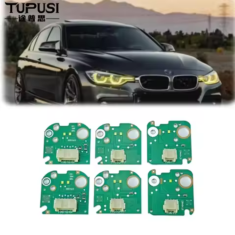 BMW F30 F31 DRL Angel Eyes Yellow LED Daytime Running Lights 6V Upgrade For 320i 330i 340i 2016-2019
