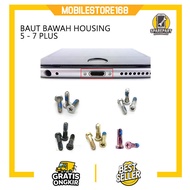 HOUSING BOTTOM BOLT 5 5S/ 6G/ 6S/ 6 Plus/ 6S Plus/ 7G/ 7 Plus Two Button/