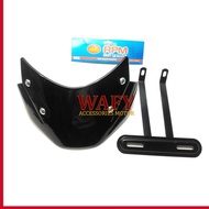 Visor Set Yamaha Byson Carburetor Windshield Byson + Plate Holder