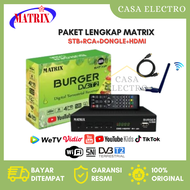 SET TOP BOX TV DIGITAL MATRIX BURGER HIJAU DVBT2 / SET TOP BOX UNTUK TV TABUNG / STB TV BOX DIGITAL 