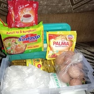 paket sembako + kontainer 10L