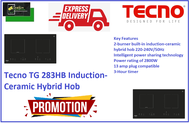 Tecno TG 283HB Induction-Ceramic Hybrid Hob / FREE EXPRESS DELIVERY