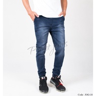 Jogger Pants Jeans Material Chino Model / Joger Men Blue Wash Jog18