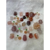 Yan Yuan Agate charms/pendants 6pcs set {SG seller}