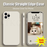 Casing For OPPO F9 Pro F1S F5 Youth R9 R9S Plus Soft Case Luxury Original Square Liquid Silicone Phone Cover