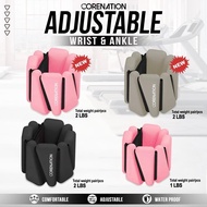 Ready CoreNation Active Unisex Adjustable Wrist & Ankle Weight Bracelet 2KG - For Gym & Fitness