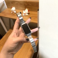 สายนาฬิกาโลหะเหล็กสำหรับ Huawei band 8 / Huawei band 7 / Huawei band 6 / Xiaomi Redmi Smart Band 2 / Xiaomi Smart Band 8 Active /OPPO Band 2 สายนาฬิกา