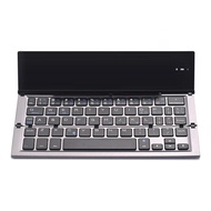 BOW Portable Folding Bluetooth Keyboard with Holder Stand Rechargeable Foldable Wireless Keyboard wi