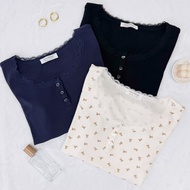 6IXTY8IGHT ELOISE RAYON RIBBED JERSEY SLEEP TOP FOR WOMAN GIRL HW09875