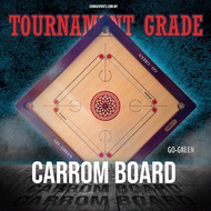 GC-125 GO GREEN – TOURNAMENT CARROM BOARD