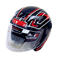 GPR GS08 Open Face Motorcycle Helmet - PSB Approved