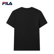 FILA FILA Men's Short-Sleeved T-Shirt 2021 Summer Casual Bottoming Top Knitted Trendy Sports T-Shirt
