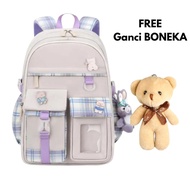 Tas Sekolah Anak Perempuan Terbaru 2025 TK SD SMP Trendi Murah Kekinian Viral Ransel SerbaGuna Korea
