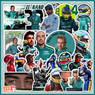 FERNANDO ALONSO VOL 1 FORMULA ONE DRIVER WATERPROOF STICKER
